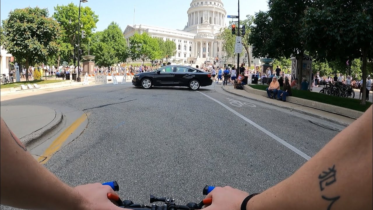 Went For A Ride. Ran Into A Protest.