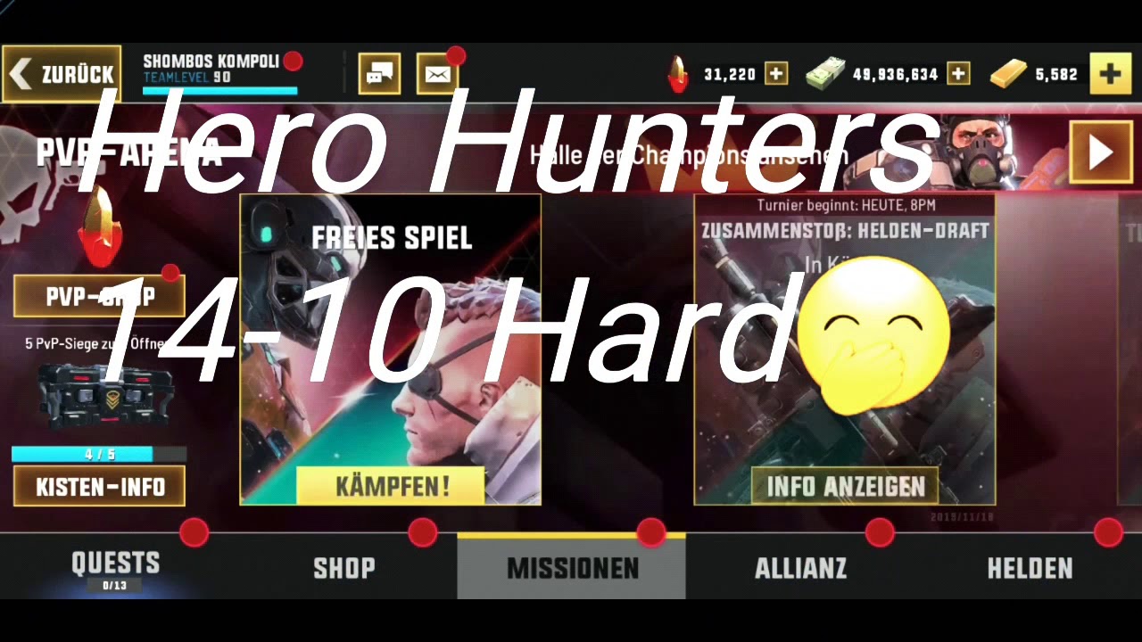 Hero Hunters 14-10 Hard