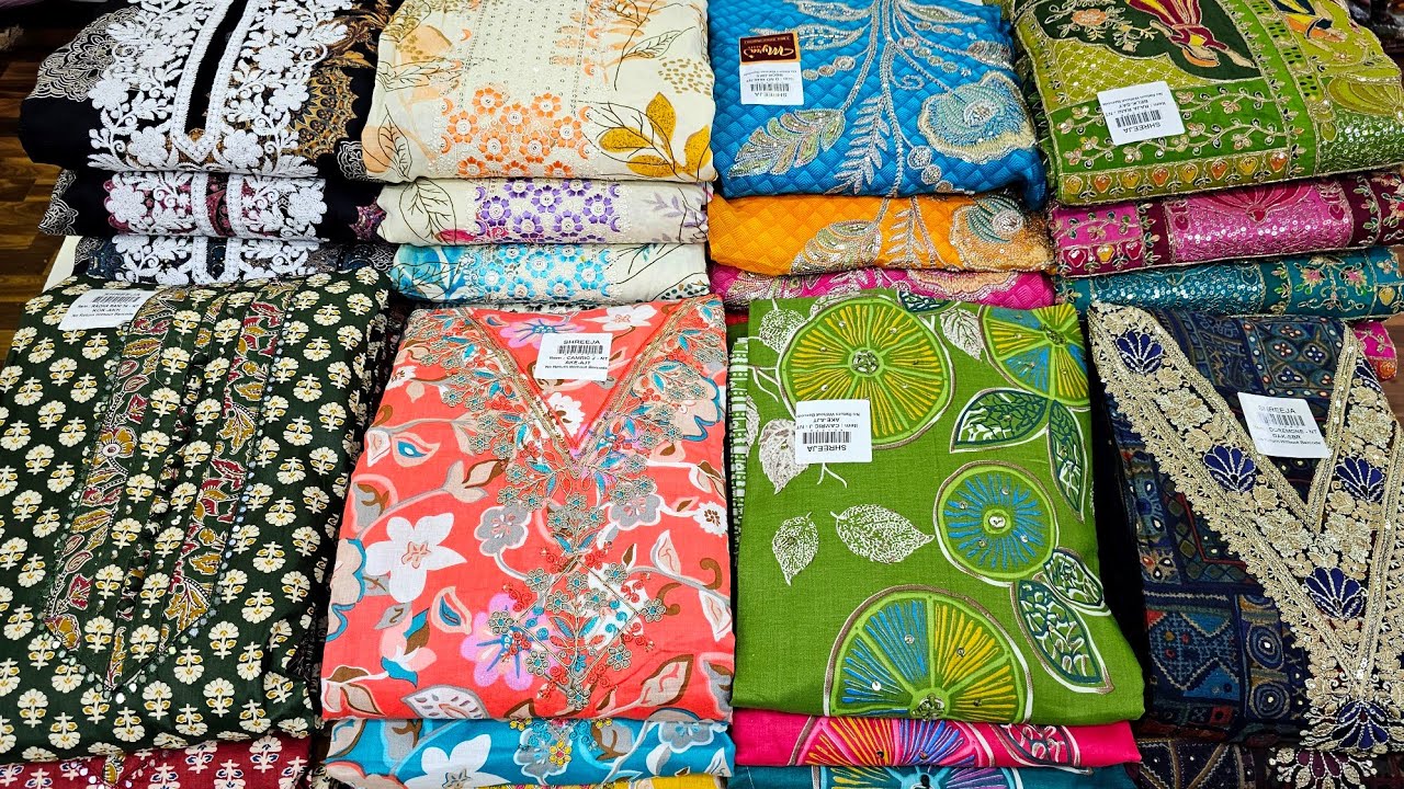 पहली बार ऐसे Cotton Ladies Suits 💥 Wholesale cotton ladies suit market in delhi chandni chowk India