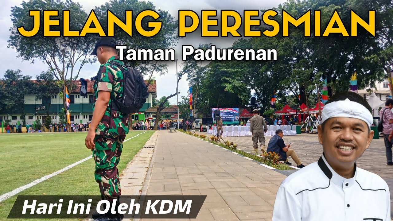 Jelang Peresmian Taman Padurenan Oleh Kang Dedi Mulyadi, Wajah Baru Ruang Publik Kota Bekasi