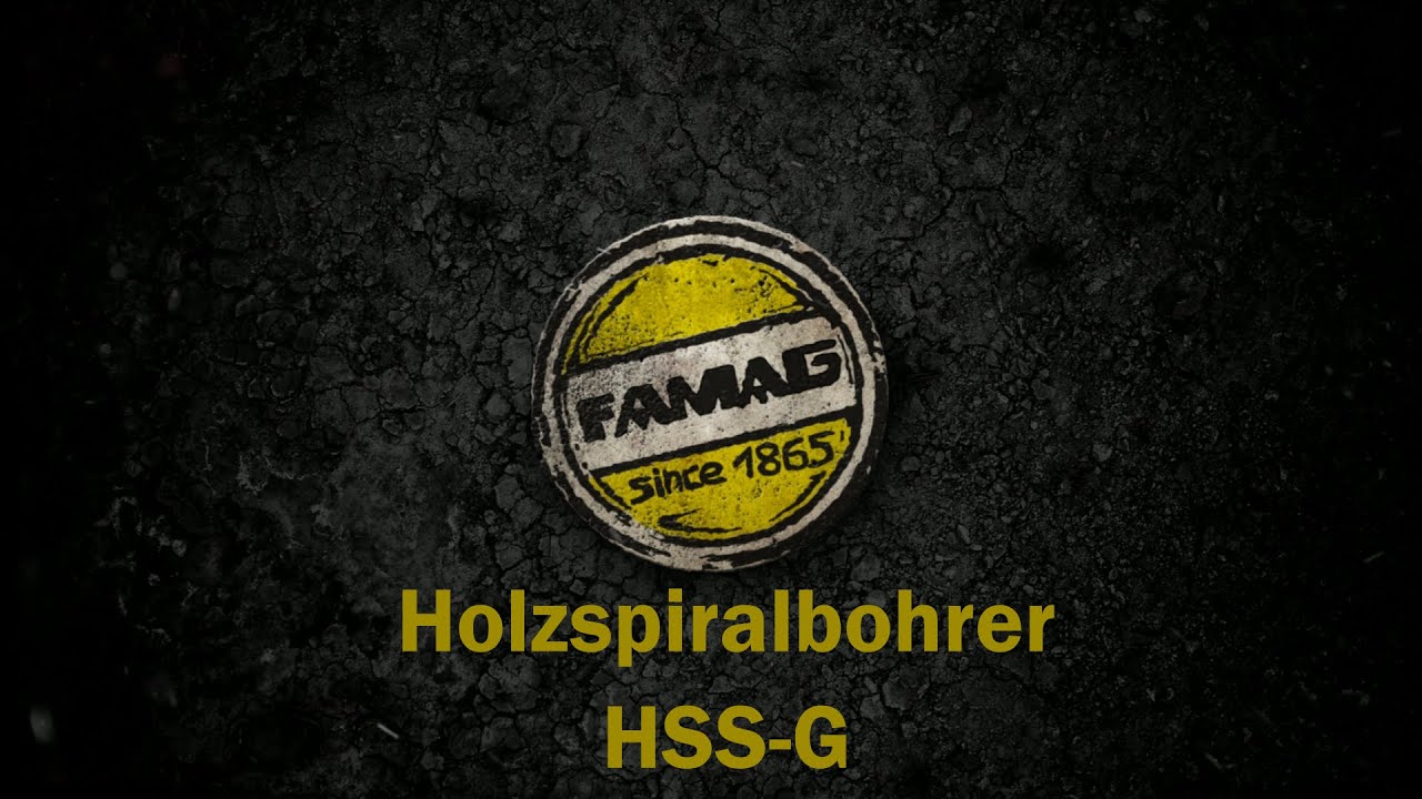 FAMAG-Holzspiralbohrer HSS-G