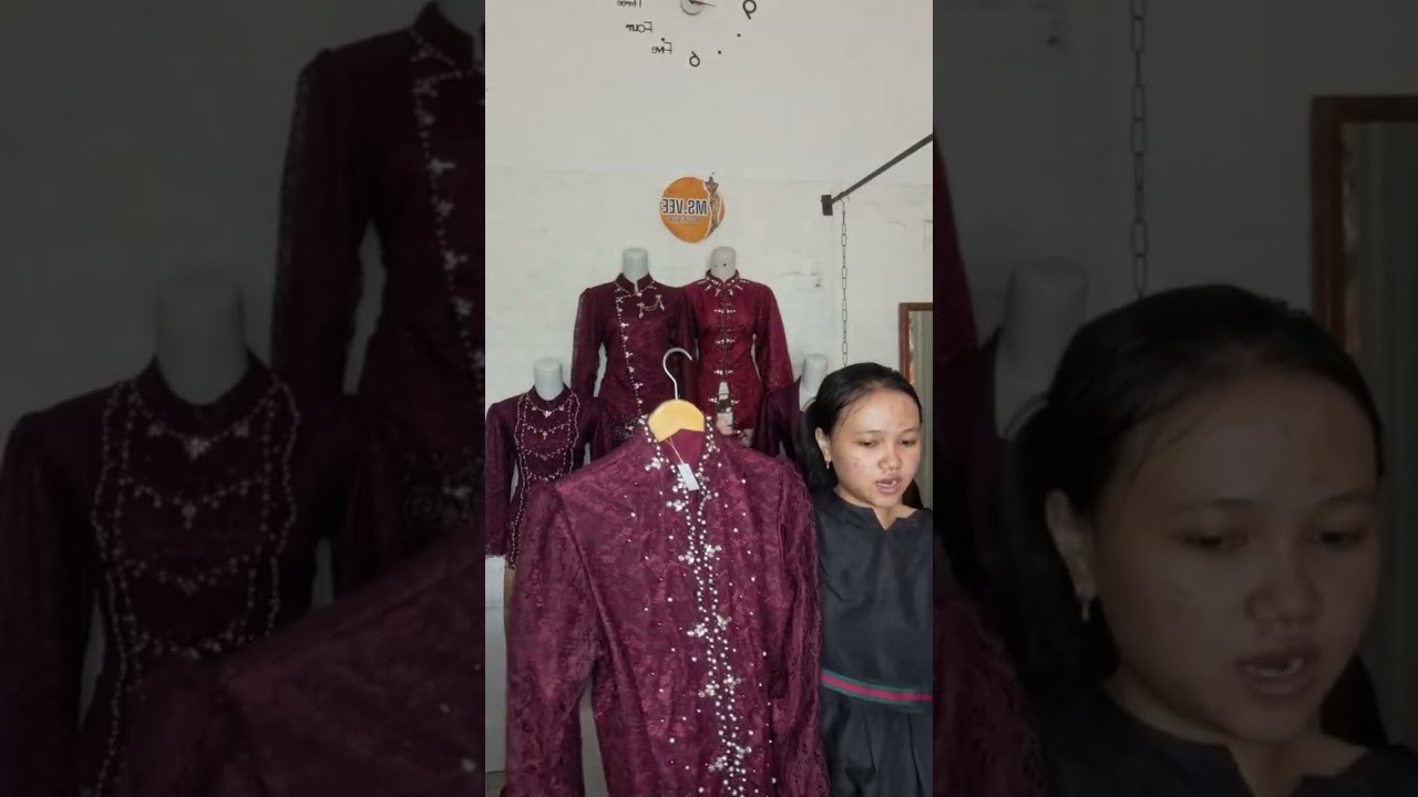 LIVE SALE KEBAYA MARON BURGUNDY (4 Maret 2026) Order masuk shopee 