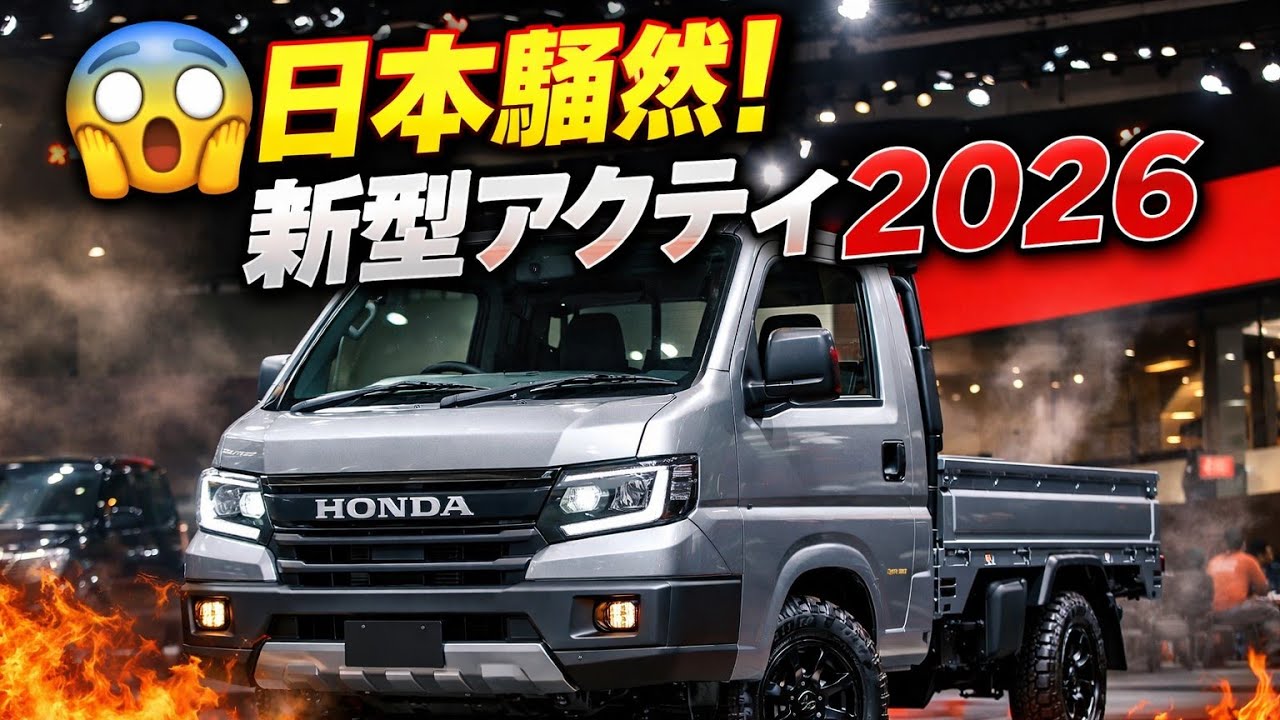 🚨日本騒然！新型ホンダ アクティ タイタン ディーゼル2026がヤバすぎる！