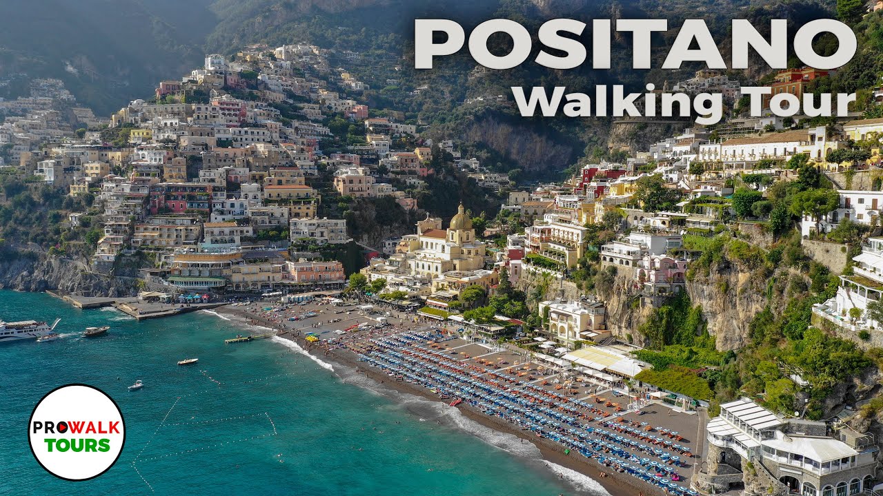 Positano, Italy Walking Tour in 4K