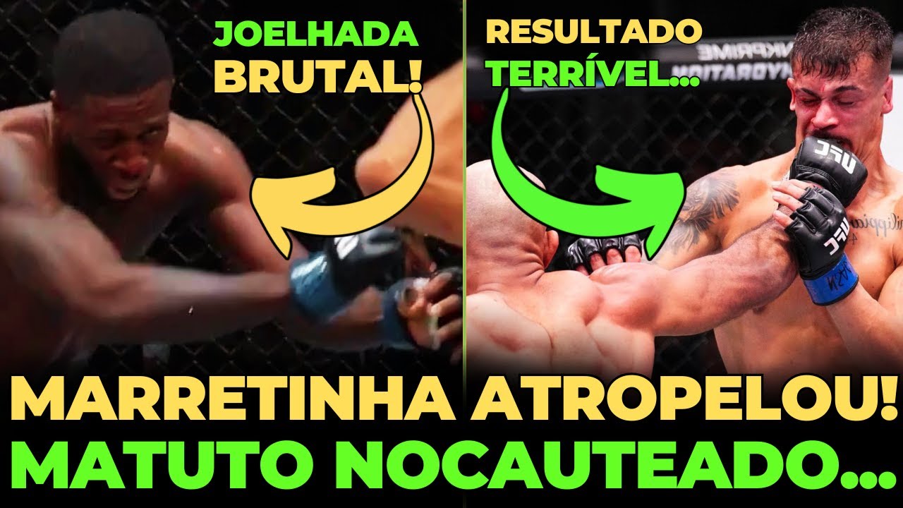 MARRETINHA PASSOU O CARRO E MATUTO FOI BRUTALMENTE NOCAUTEADO! O MELHOR DO UFC VEGAS 111!