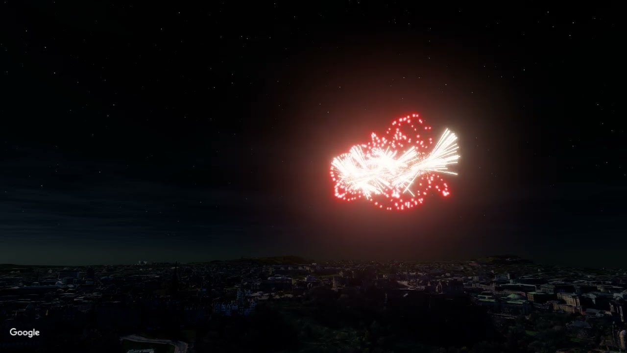 edingburg fwsim fireworks show