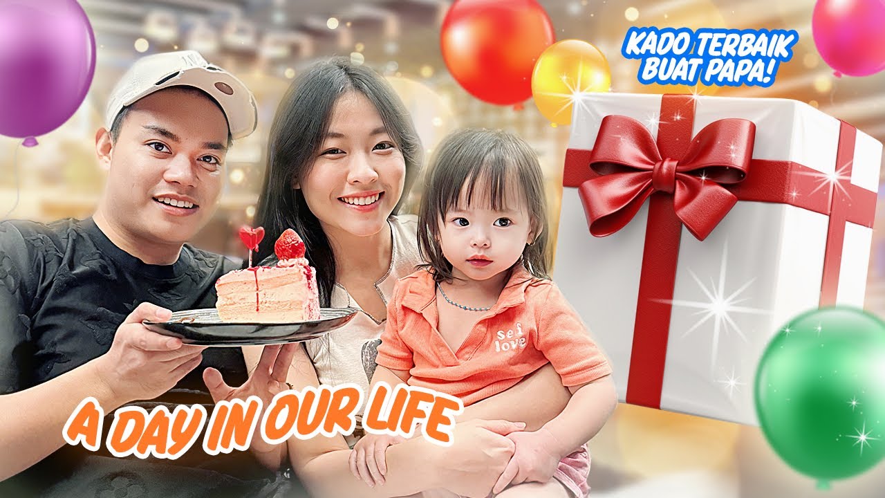 YUKA-CHAN KASIH KADO ULANG TAHUN SPESIAL BUAT PAPA! | a day in our life