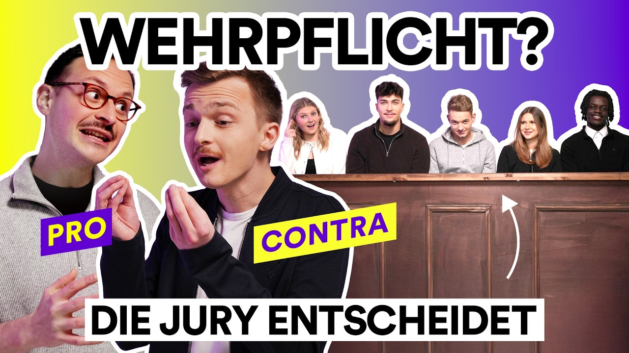 Die Jury: Wehrpflicht – Ja oder Nein? Hier kommen junge Menschen zu Wort!