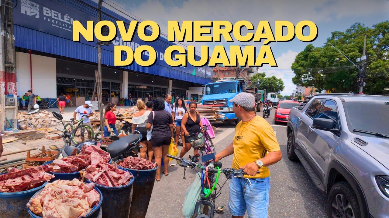 Fomos na nova feira do Guamá e te mostro tudo!