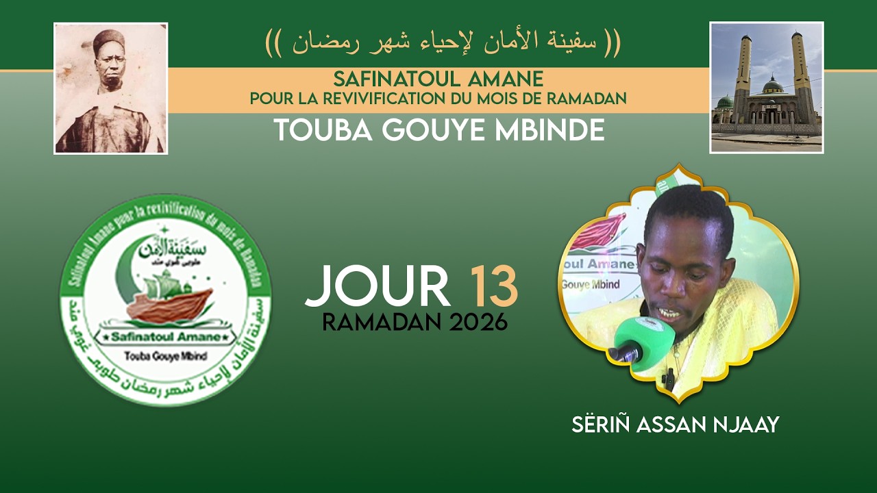 🛑En Direct | Ramadan 2026 -  J - 13 Dundal Koor Gouye Mbinde : Lecture du Foulkou et conférences