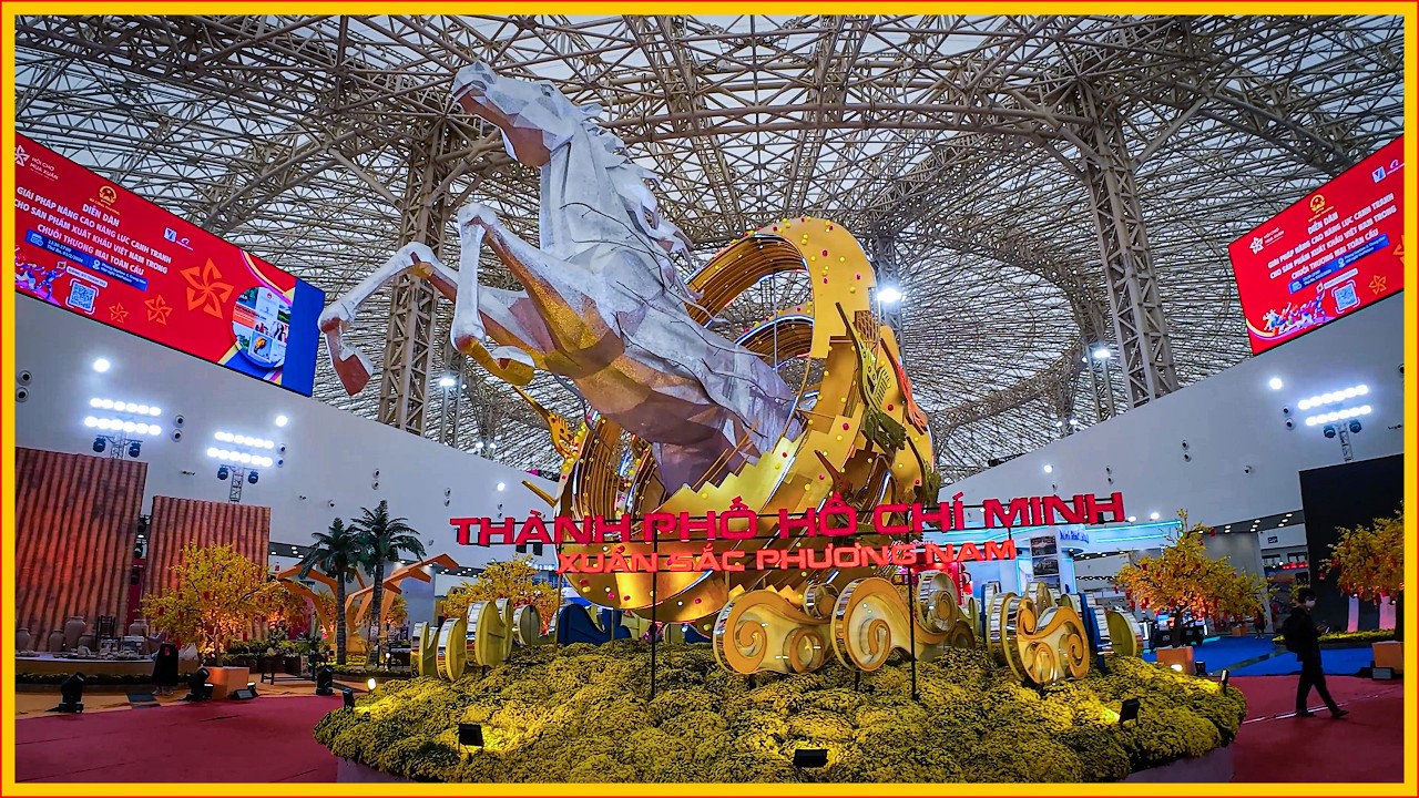 Vietnam's exhibition center ranks among the world's top 10 in size.