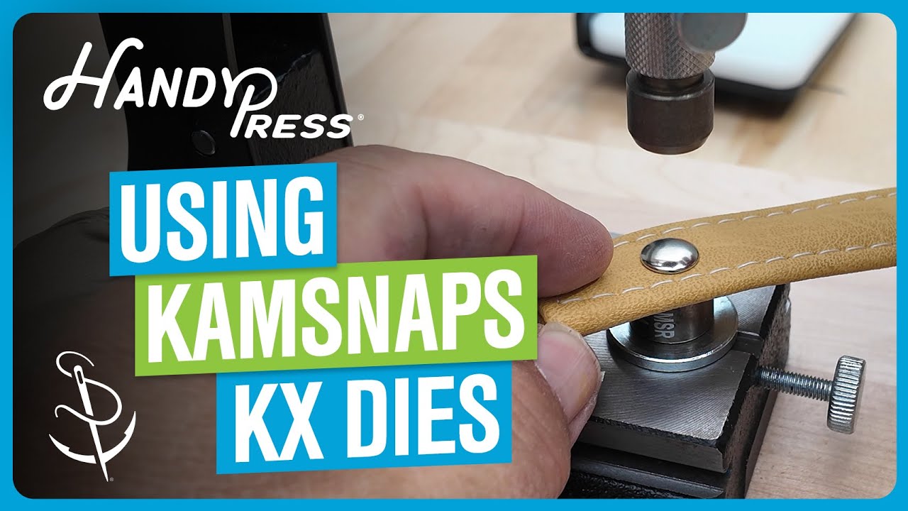 Использование штампов KamSnaps KX в инструменте HandyPress®