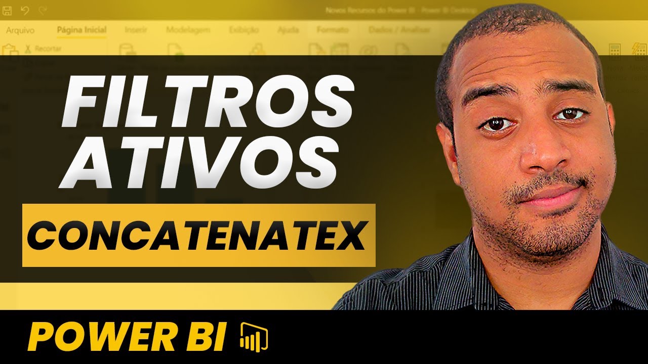 Função CONCATENATEX: Filtros Ativos em uma Página no seu Dashboard no Power BI | Função DAX