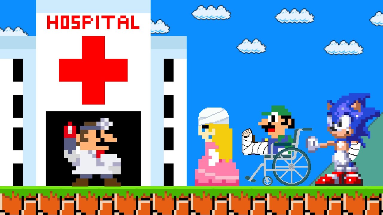 Mario Open Hospital in Super Mario Bros.