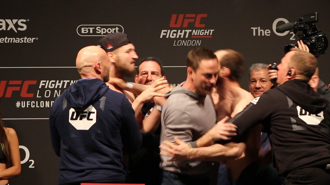 UFC London: Nicolae Negumereanu, Saparbek Safarov Have To Be Separated After Heated Staredown