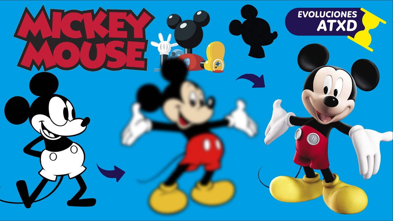 Evolución 2.0 de Mickey Mouse (1928 - 2021) | ATXD ⏳ 5 Años