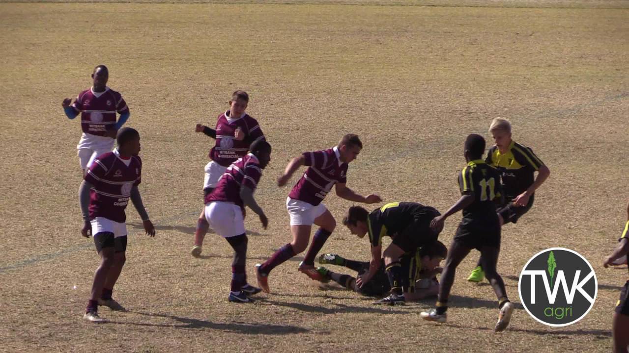 School Rugby Action - u/16 Genl Hertzog vs Standerton 11-06-16