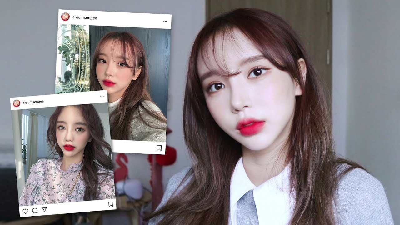 (ENG SUB) (요청메이크업)같이 화장해요 ! 문의 폭주한 레드립메이크업💋(+이벤트 당첨자 발표) ㅣ아름송이 areumsongee