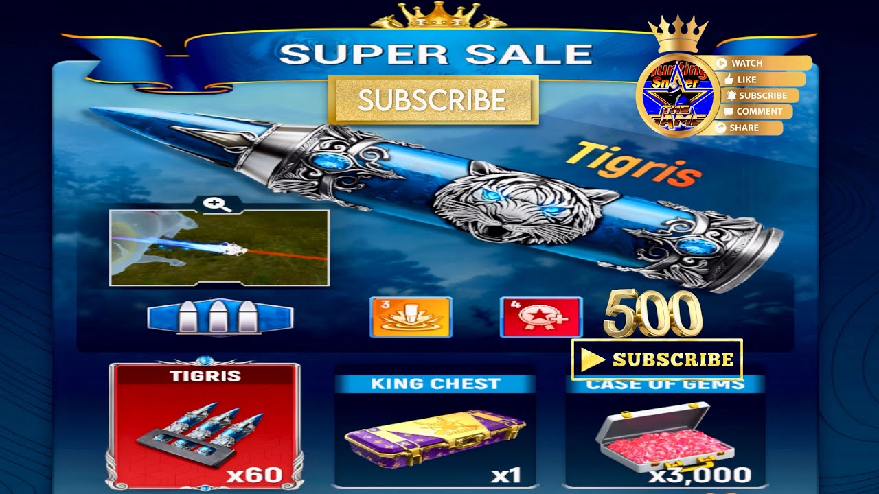 Hunting Sniper Tigris Bullet Also Celebrating My 500 Subscribers 👏🙏🫡🫵👍🙌