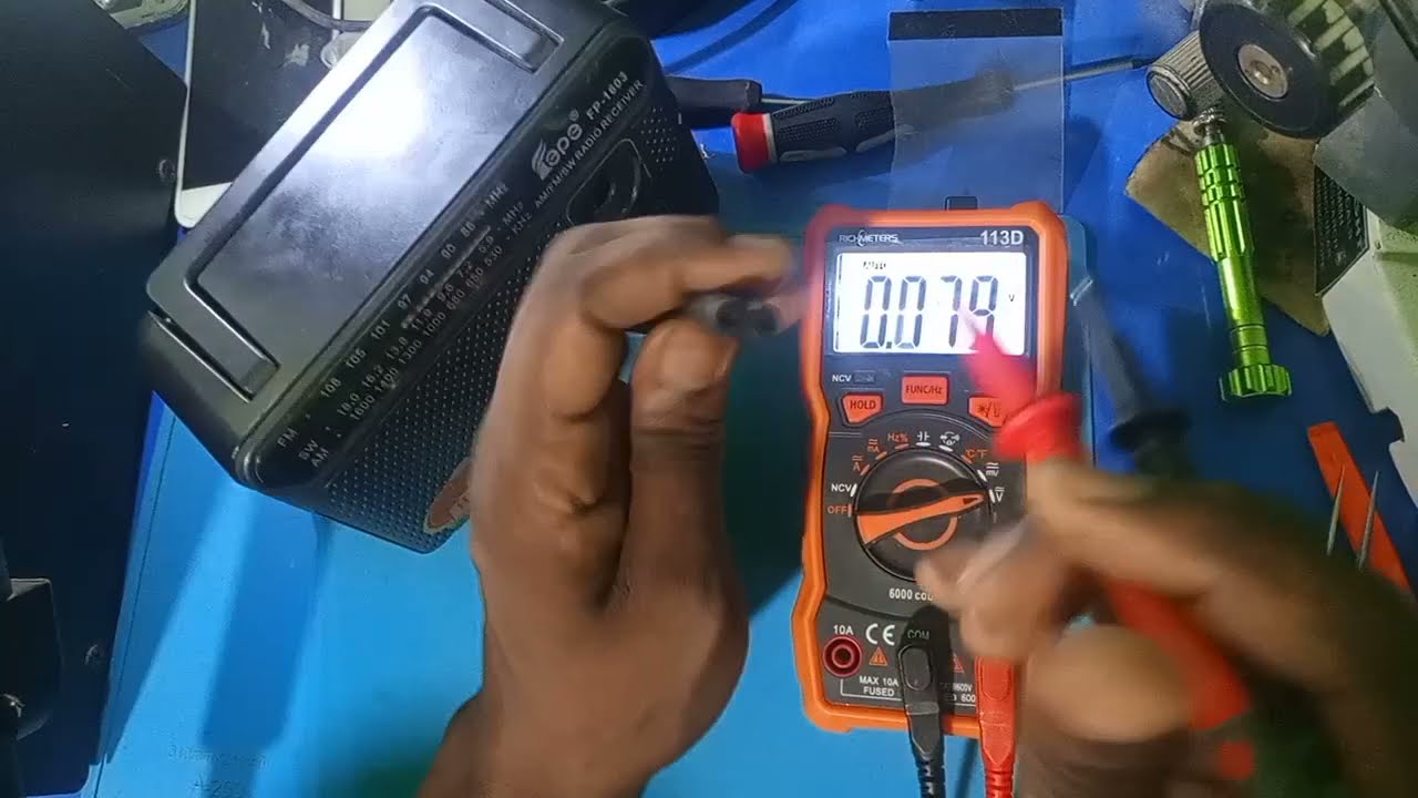 Fm radio receiver power off repair, PART 1