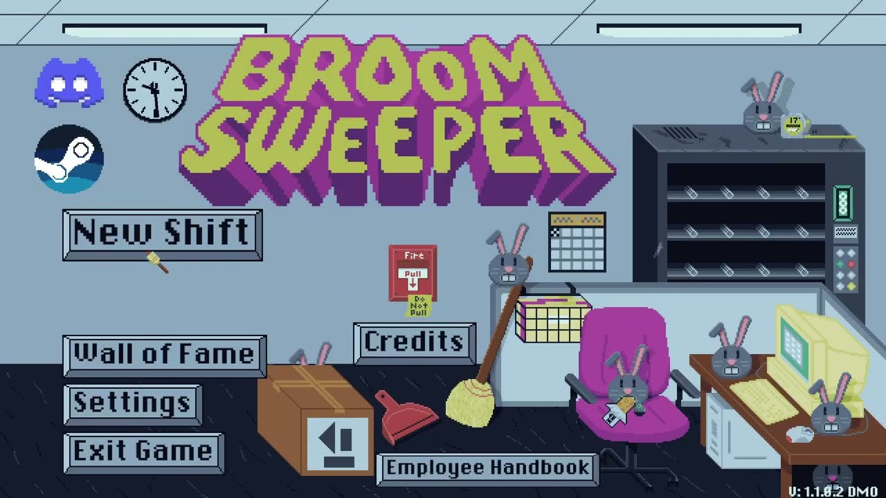 Clean The Office And Don't Die | BroomSweeper Demo