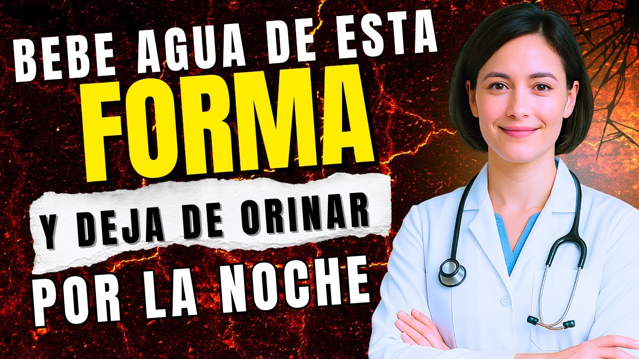 URÓLOGO REVELA CÓMO BEBER AGUA  PARA EVITAR DESPERTARES NOCTURNOS