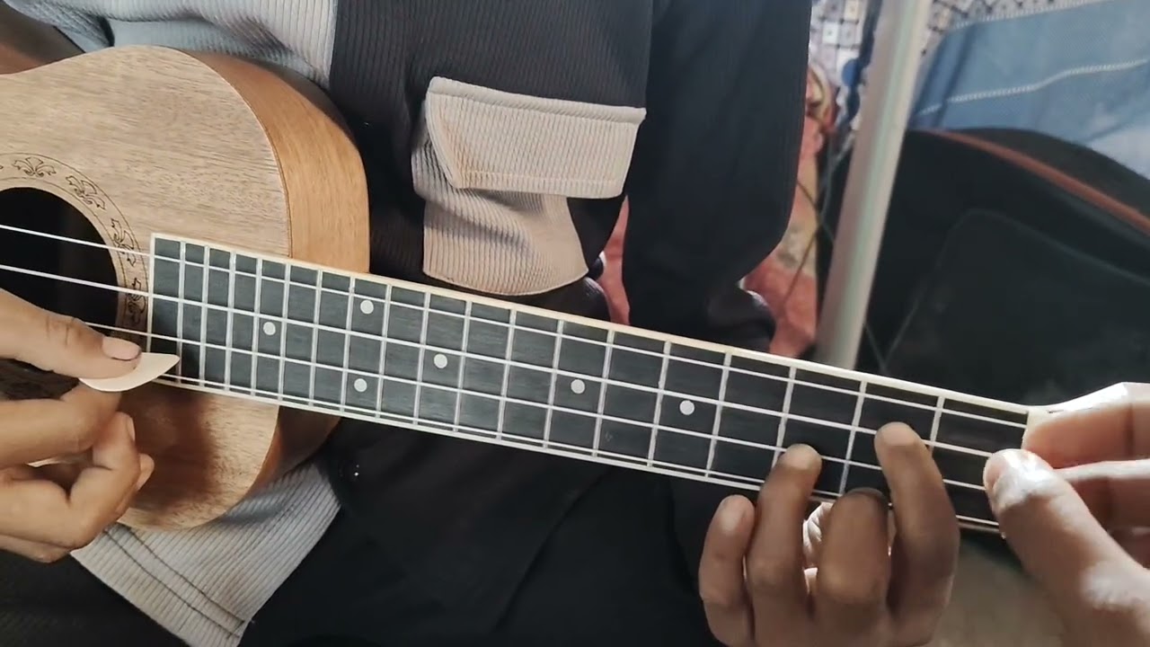 Ukulele te Ay Tabe Sahochori Song Practice 