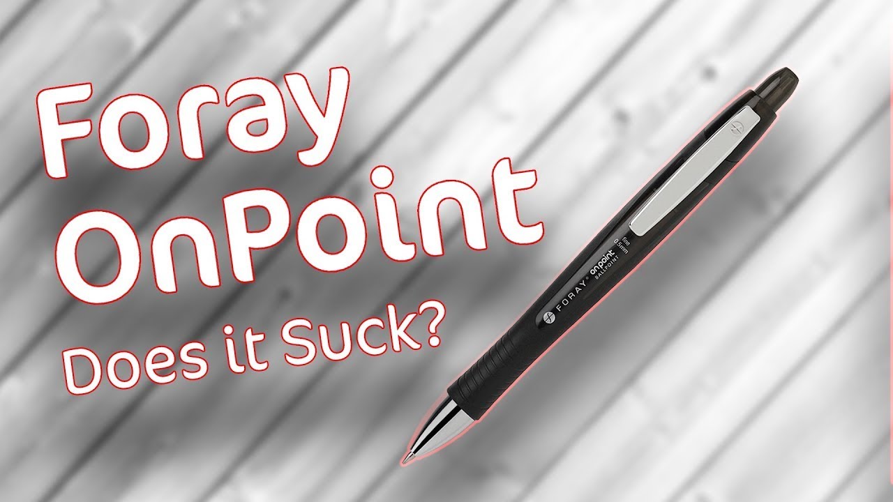 Foray OnPoint Pen - Unboxing and Review