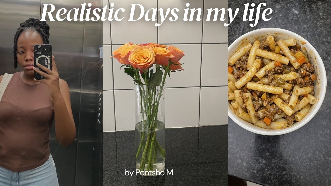 Vlog: Realistic days + Cooking + Cleaning + I bought flowers + More