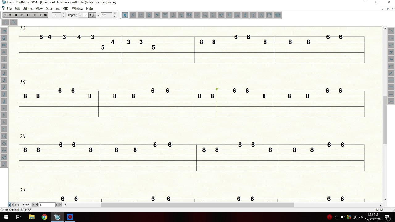 Persona 4 - Heartbeat Heartbreak Guitar TABS