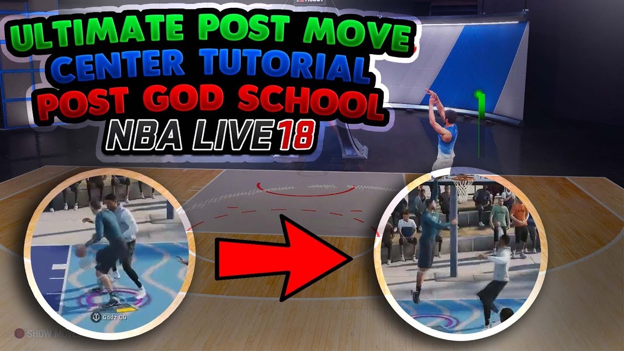 NBA LIVE 18 CHEESE 🧀 POST MOVES TUTORIAL! How To Do ALL POST MOVES Guide! A MONSTER SCORER CENTER!