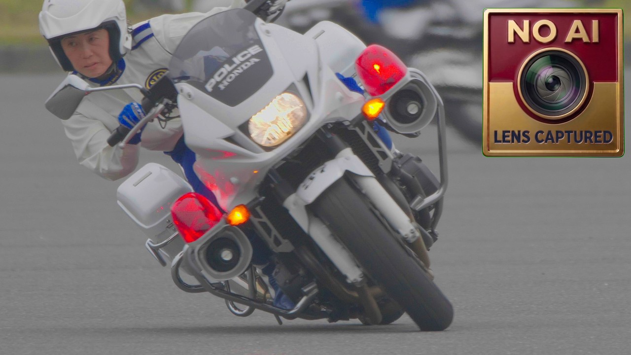 The Final Boss | Female Motorcycle Police Instructor | God-Tier Riding in Japan | NO AI | OPTICAL 4K