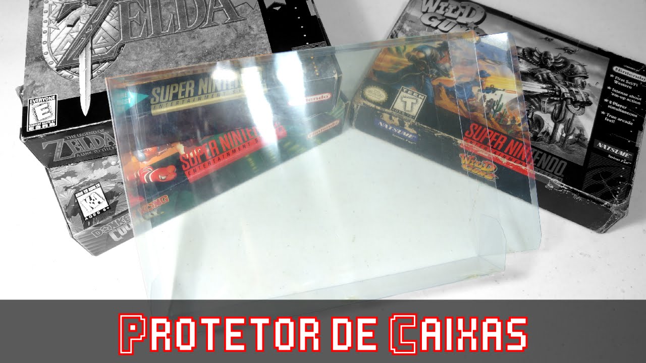 Caixa Protetora para Caixinhas de Super Nintendo e Nintendo 64 - Tutorial