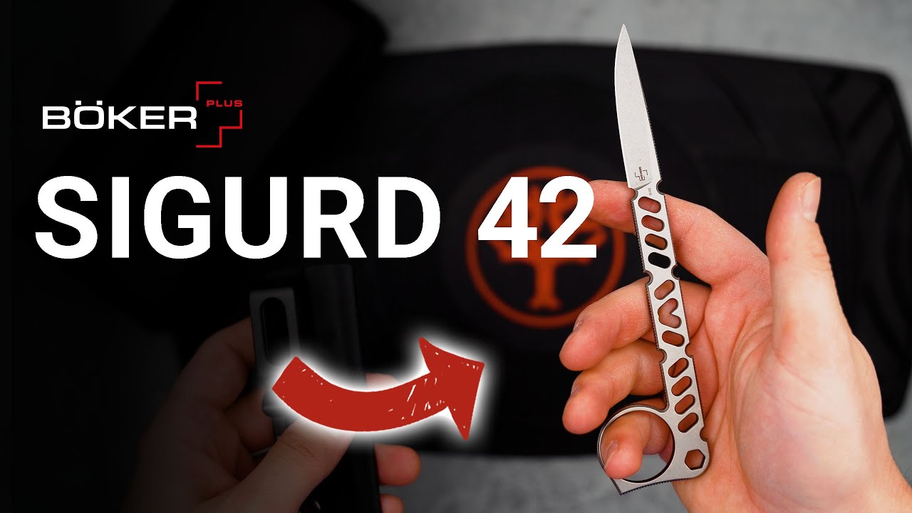 BÖKER PLUS SIGURD 42🔪Extrem leichtes EDC FIXED MESSER✨In DEUTSCHLAND LEGAL zu FÜHREN❗| 02BO098
