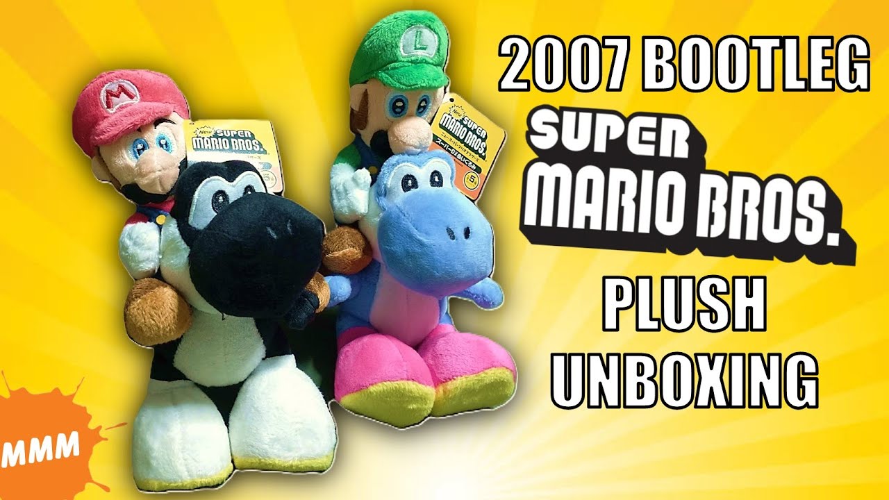 Они выглядят странно (поддельная плюшевая игрушка Super Mario Bros 2007) Удивительные приключения...