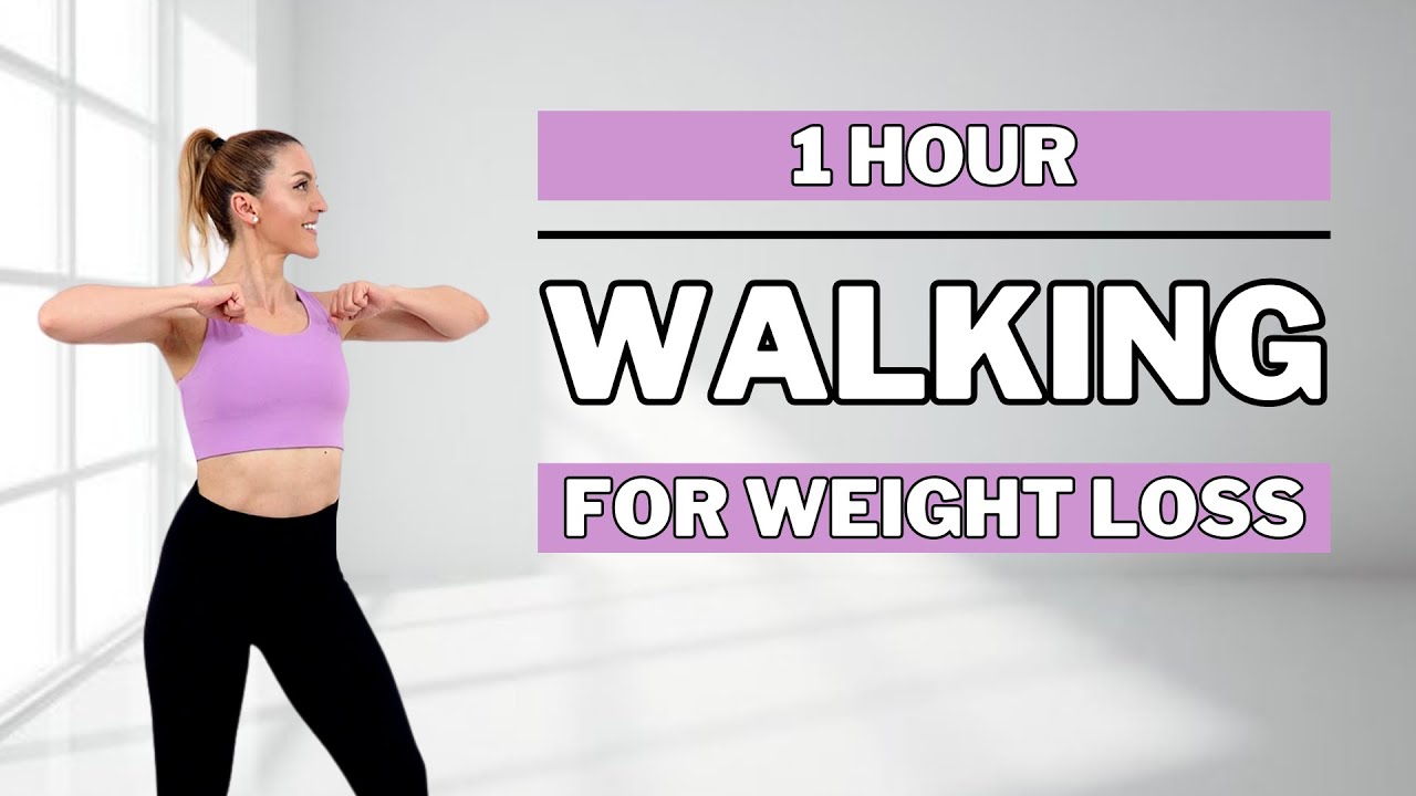 🔥1 HOUR WALKING EXERCISE FOR WEIGHT LOSS🔥ALL STANDING🔥NO JUMPING🔥KNEE FRIENDLY🔥