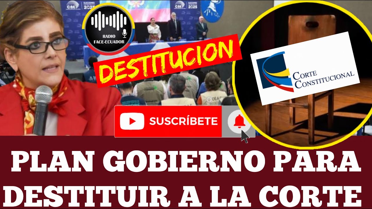 PLAN DEL GOBIERNO DE NOBOA PARA PODER DESTITUIR A LA CORTE CONSTITUCIONAL NOTICIAS ECUADOR RFE TV
