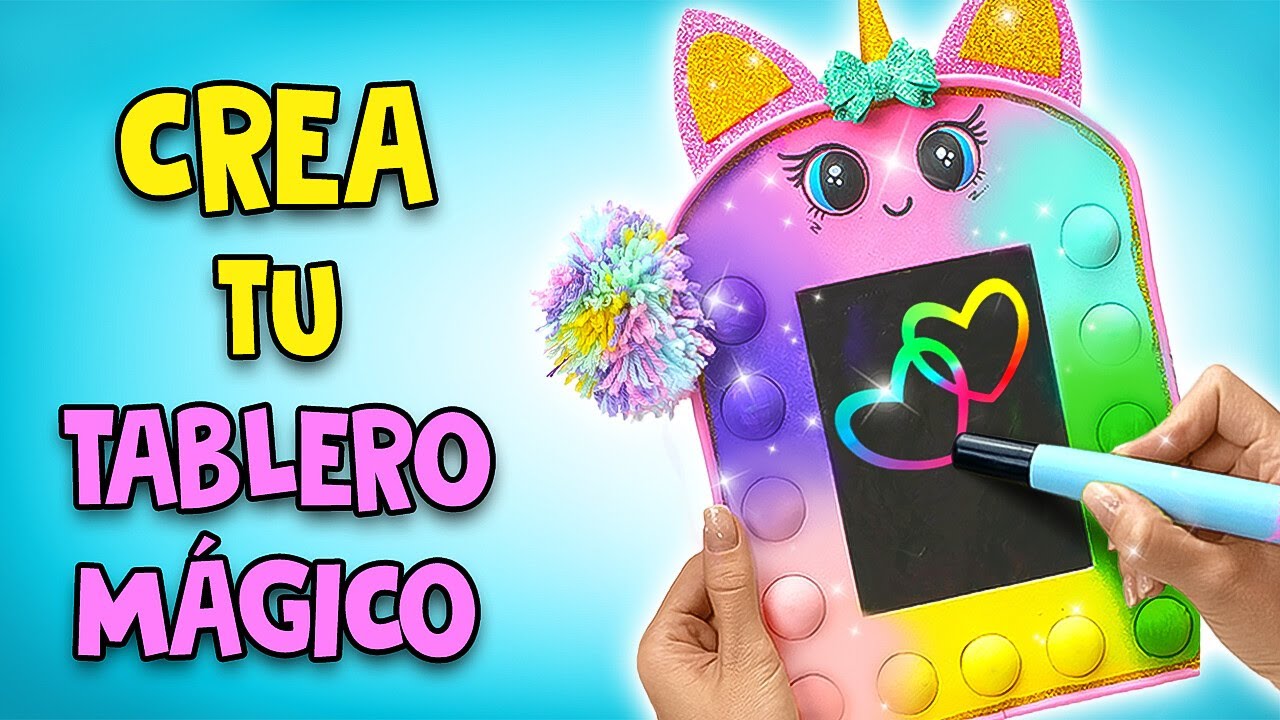 Marco mágico de unicornio con brillantina DIY | Manualidades que te encantarán 🦄🌈