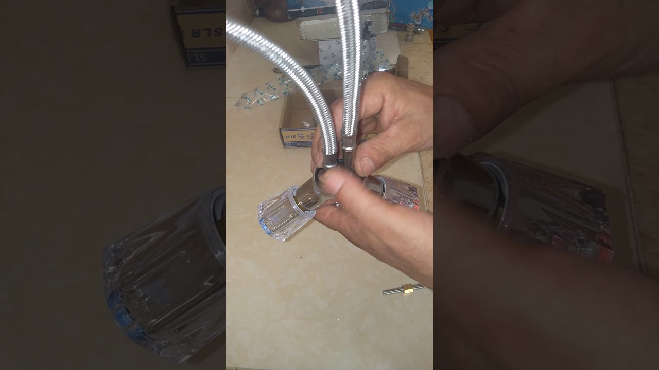 تركيب خلاط الماء (mélangeur) . Mr bricoleur