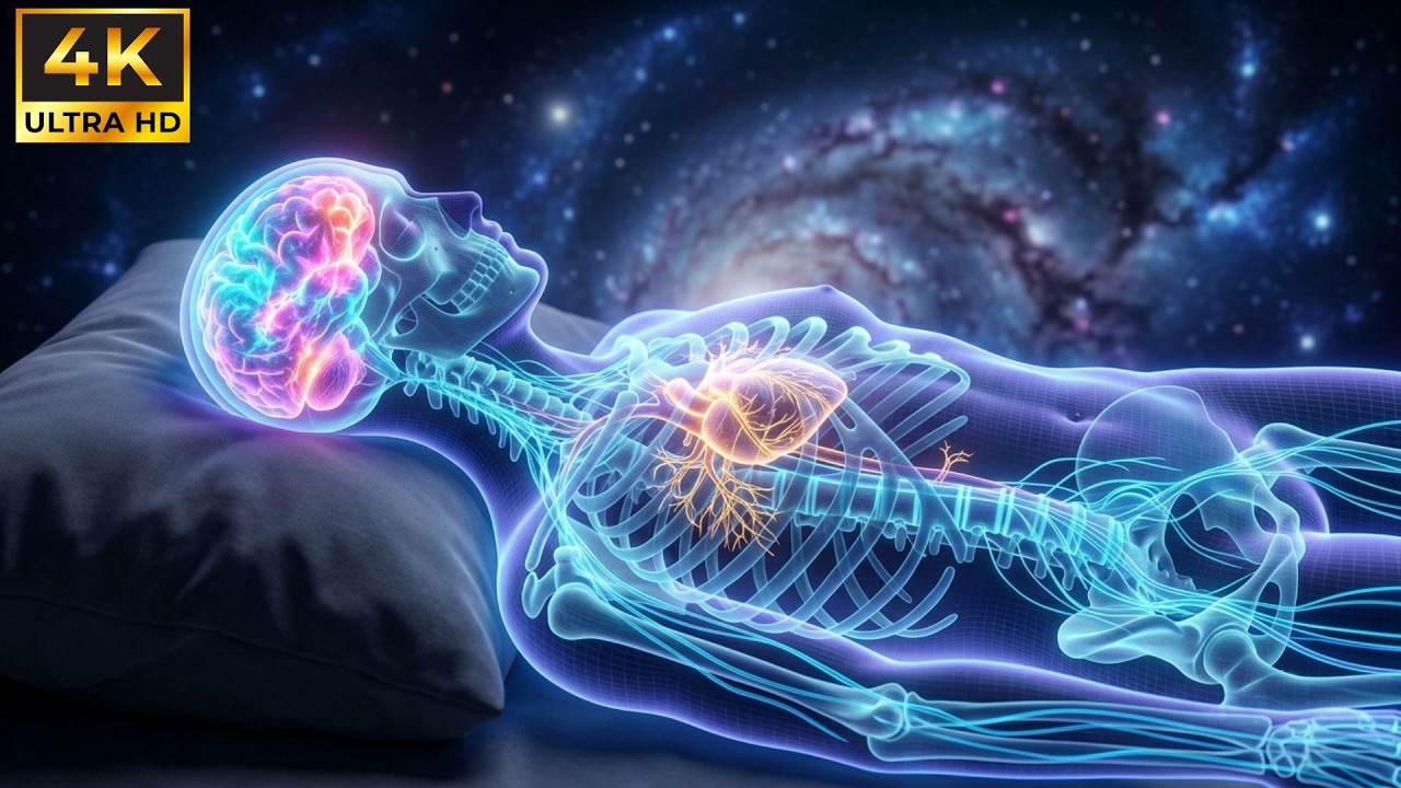 432Hz + 528Hz + 741Hz + 1111Hz | The DEEPEST Healing Sleep: Whole Body Regeneration, Relieve Stress