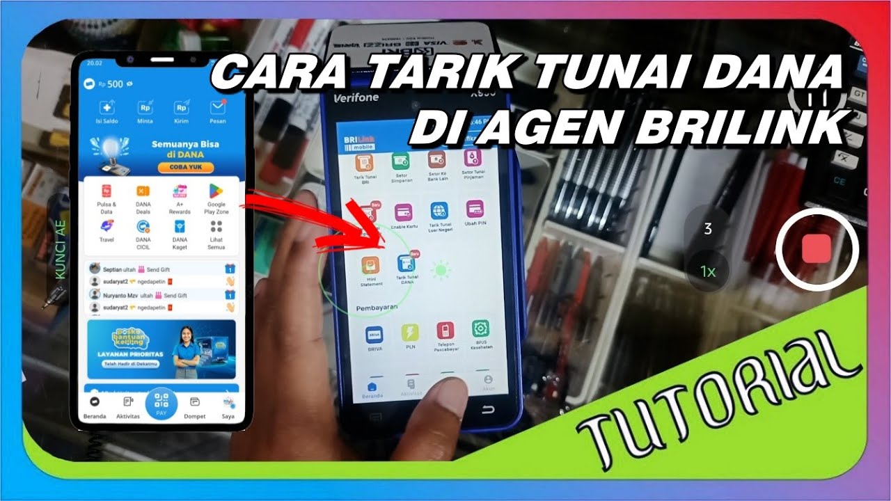 Tarik Tunai Dana Di Agen BRILink