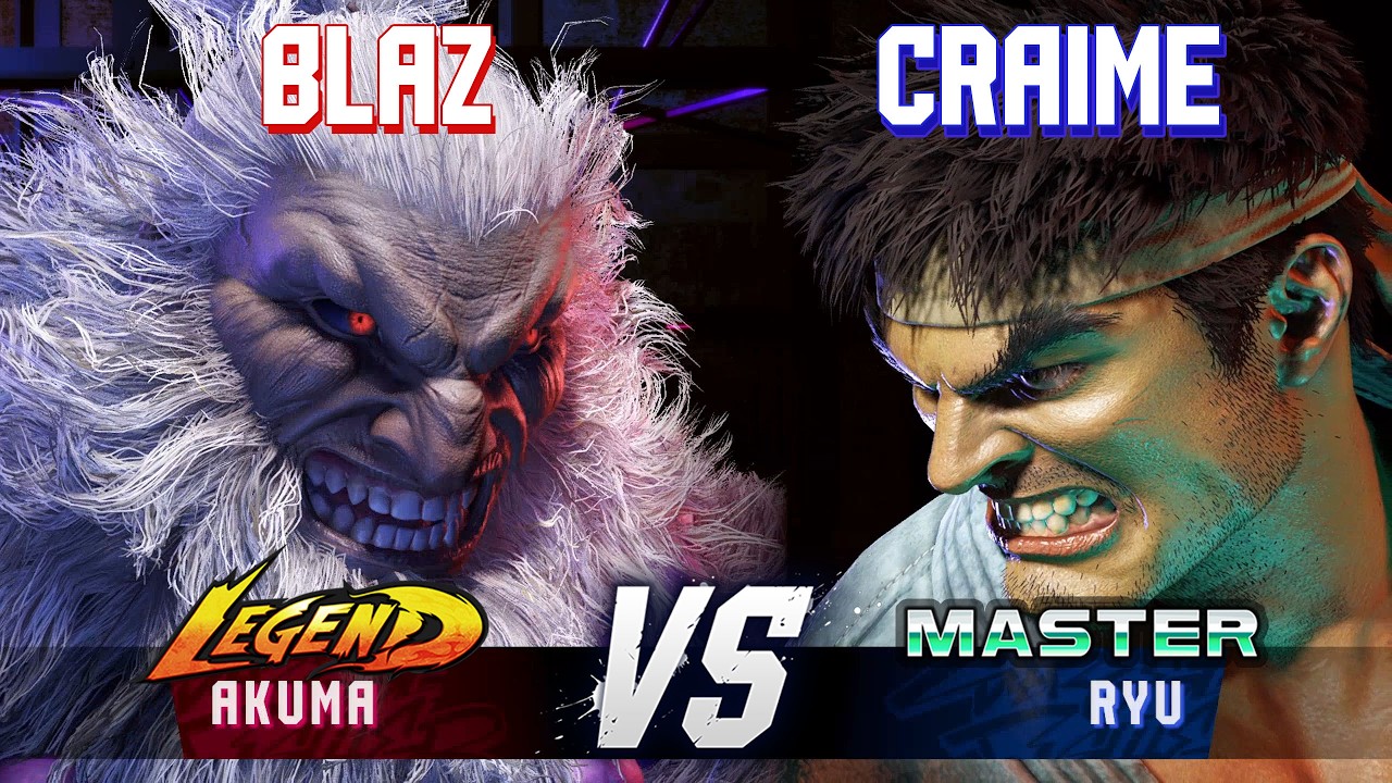 SF6 ▰ BLAZ (Akuma) vs CRAIME (Ryu) ▰ High Level Gameplay