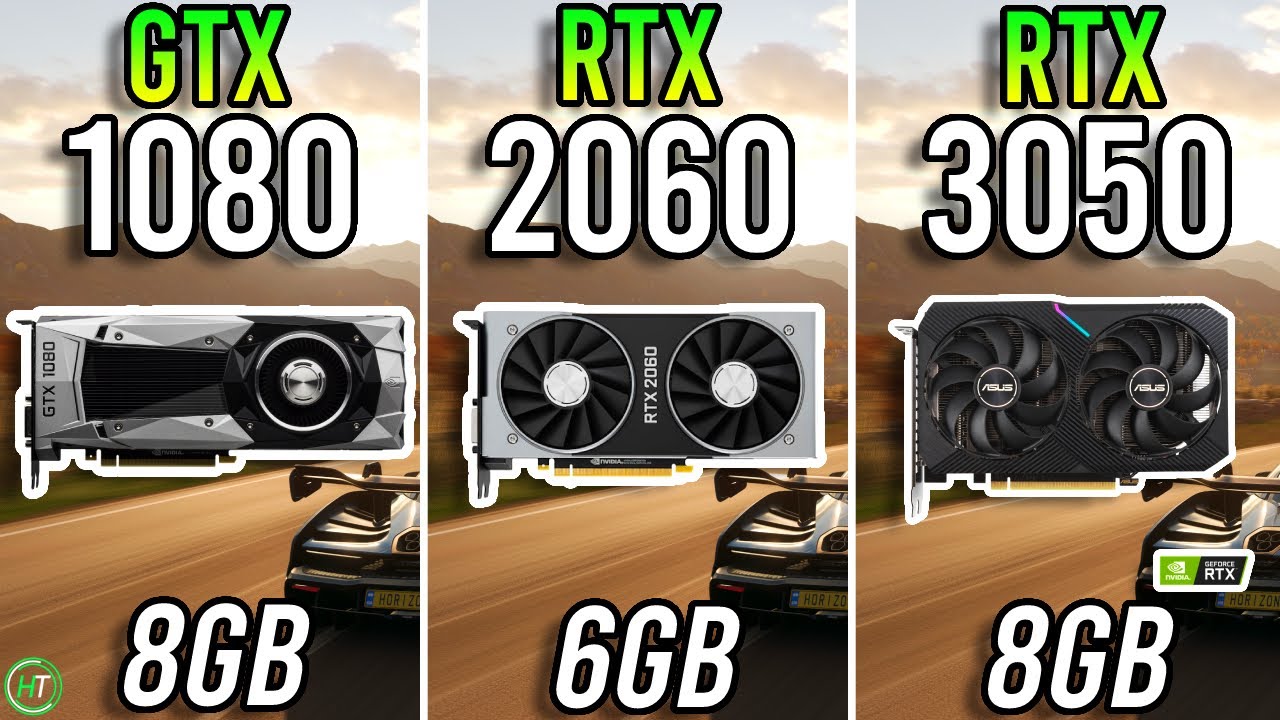 GTX 1080 vs RTX 2060 vs RTX 3050 - Big Difference?