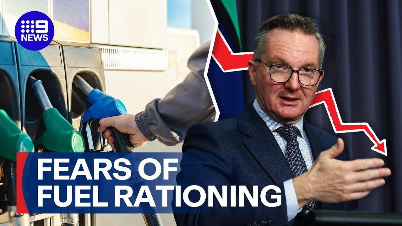 Experts warn fuel rationing could be just days away | 9 News Australia