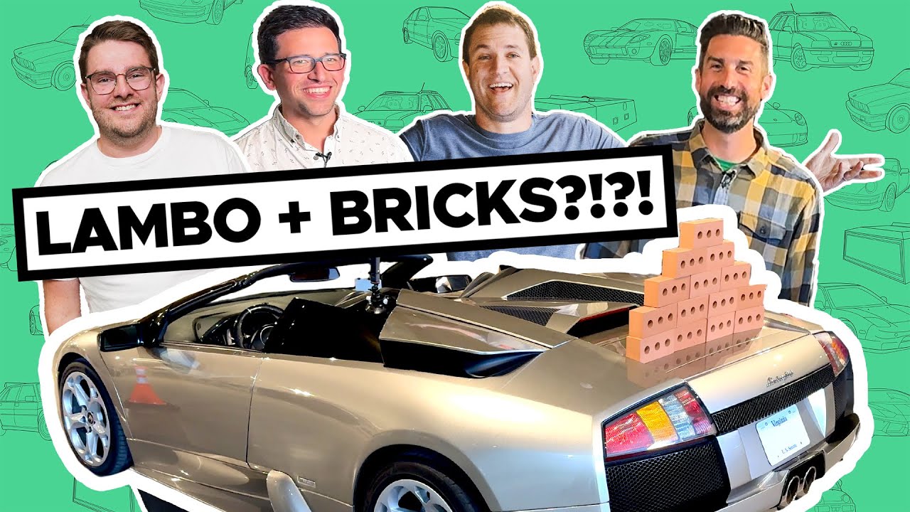 Lamborghini Murciélago Challenge: Who Can Drive Without Knocking Over Bricks?