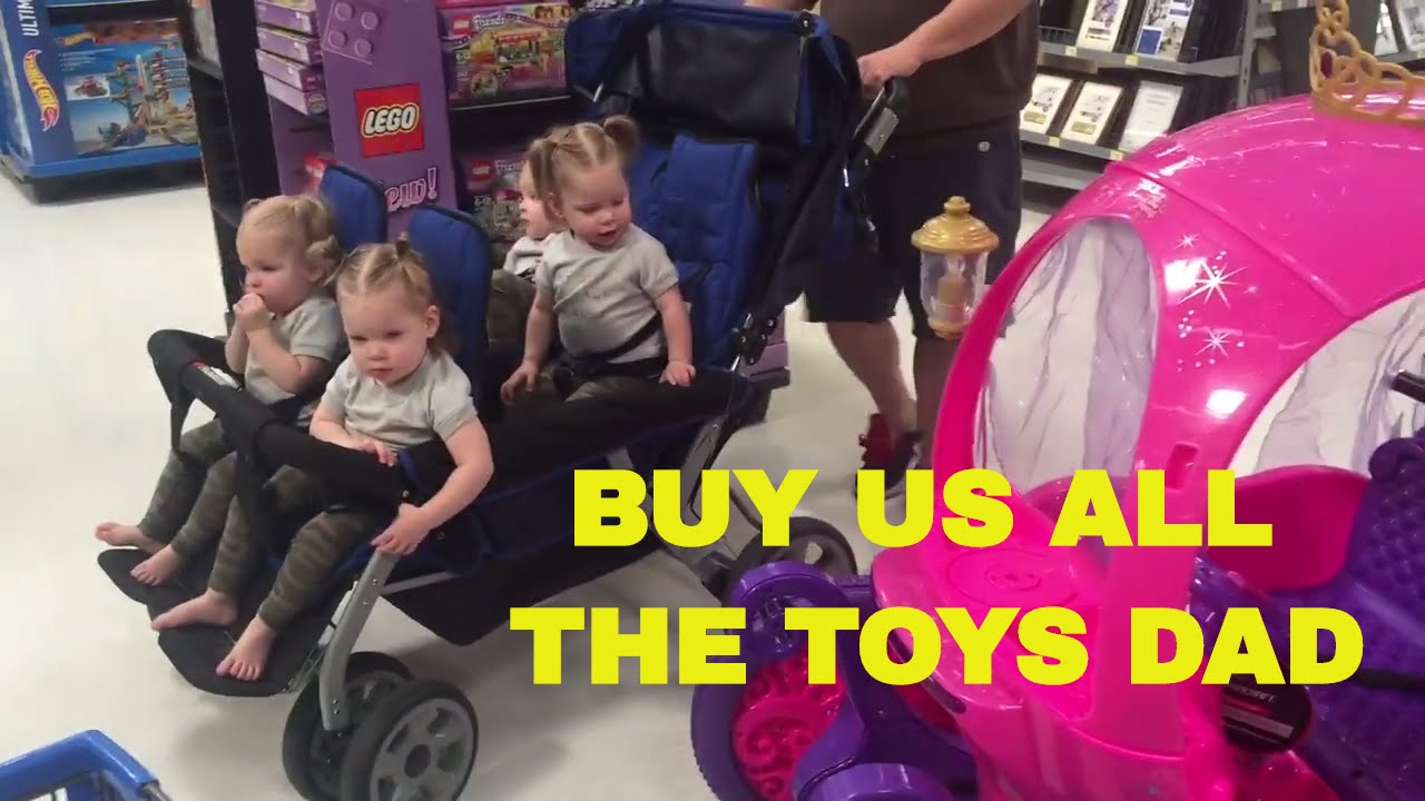 A QUICK TRIP TO WALMART WITH QUADRUPLETS
