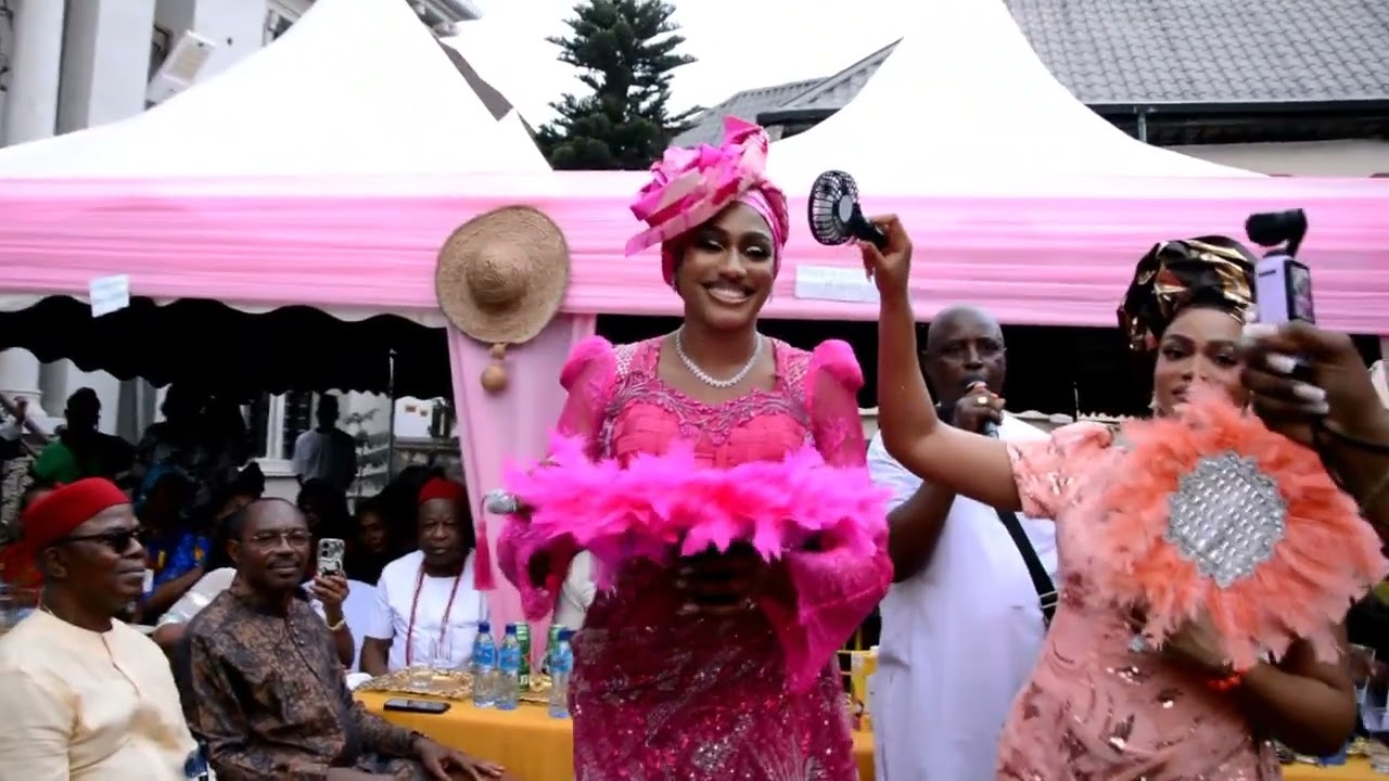 Traditional marriage ceremony B/w. Kelechi Chisom & Mr.  Emmanuel