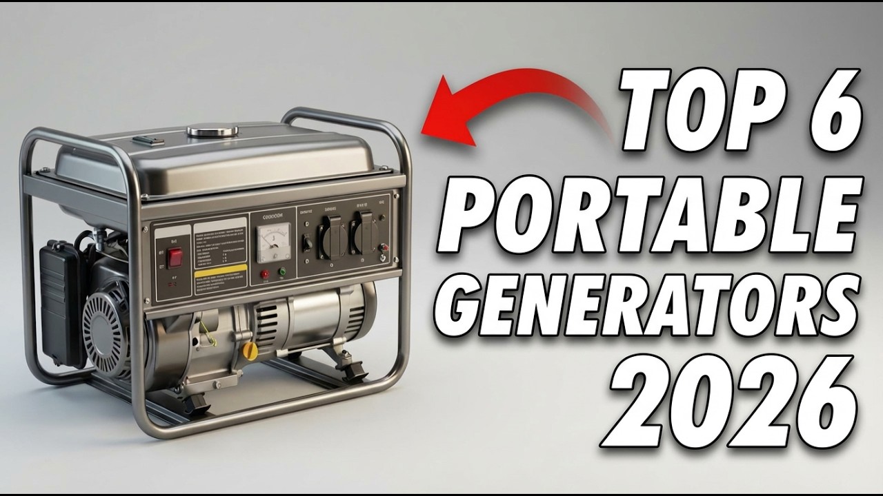 Top 5 Best Portable Generators 2026 (From Camping to Whole Home Backup)