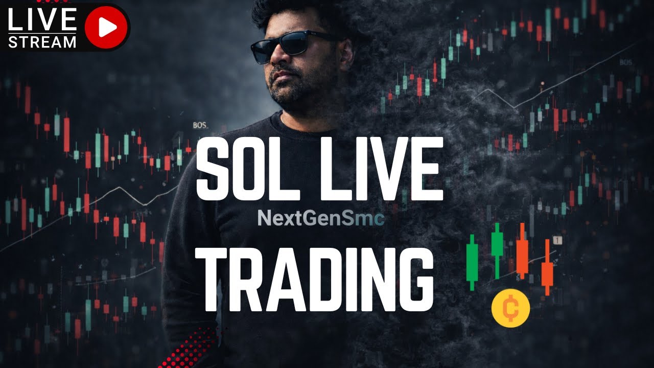🔴 LIVE SMC Trading 🚨 BTC • SOL • GOLD | US Session | No Indicators