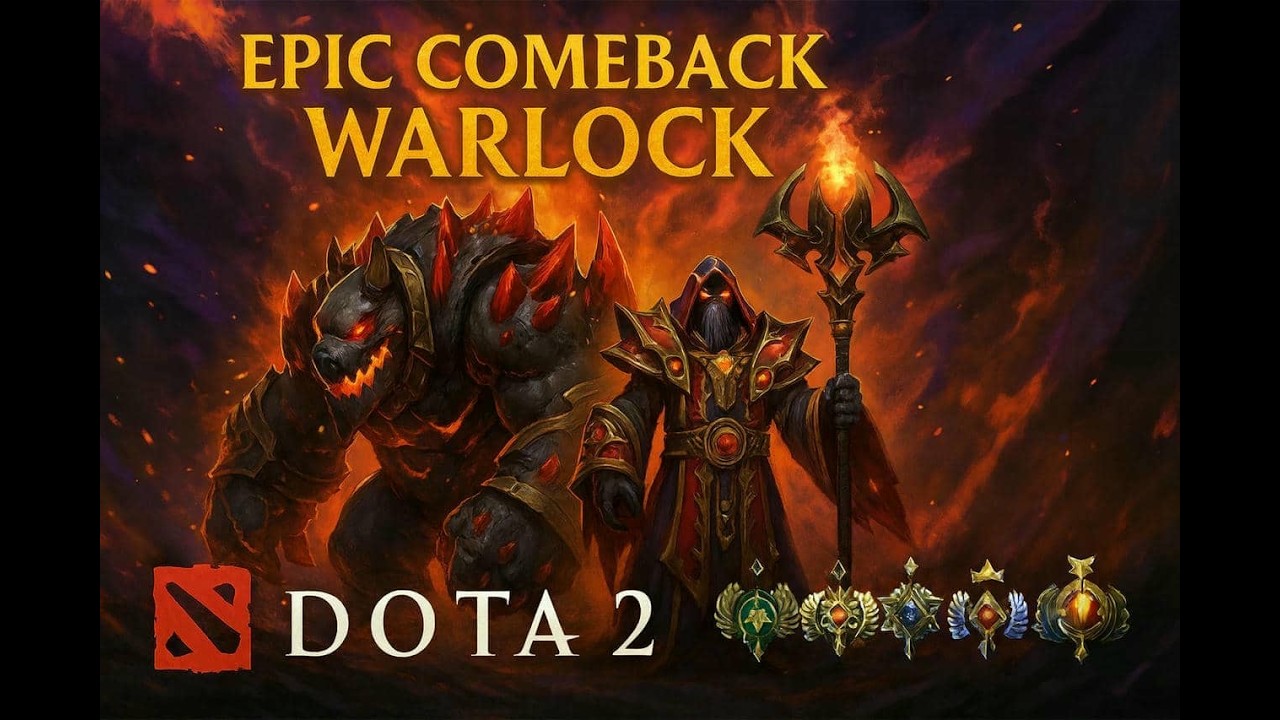 Warlock Support Gameplay+Comeback(Parche 7.40b)